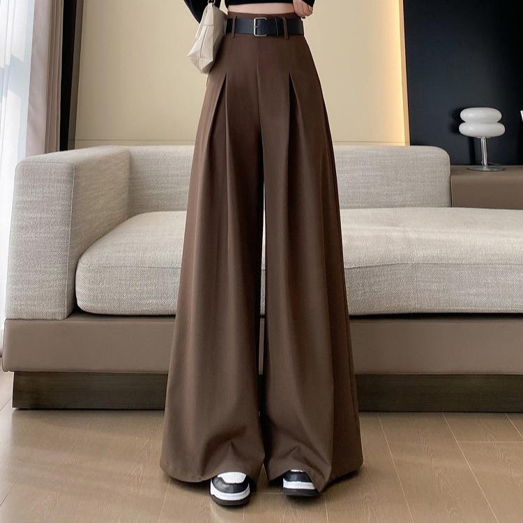 Korean Wide Leg Pleated Suit Pants BUY 1 TAKE 1