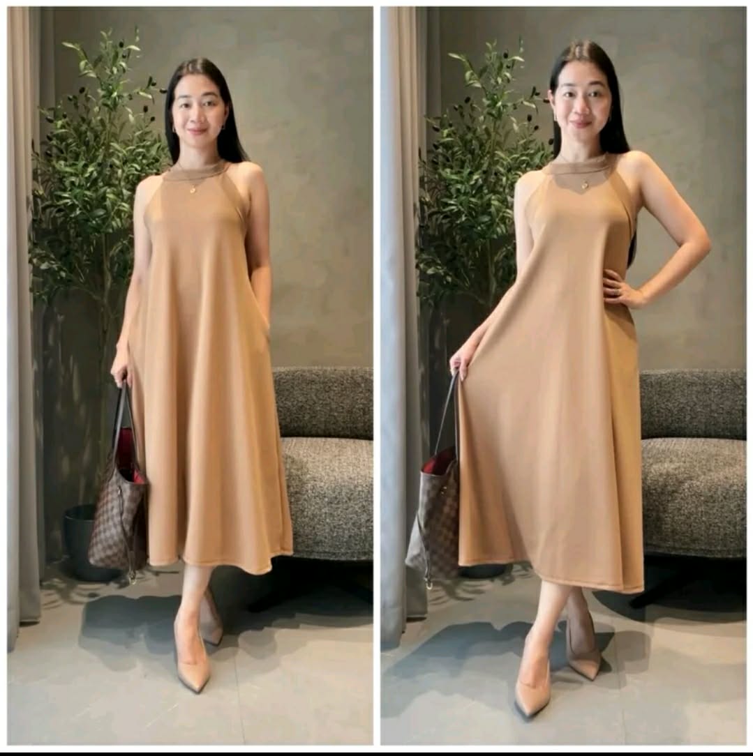 KRISTINE HALTER MAXI DRESS ( BUY 1 TAKE 1 )