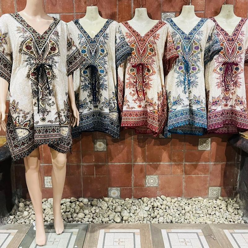 MIDI KAFTAN BOHEMIAN DASTER DRESS (Buy1 Take1 FREE)