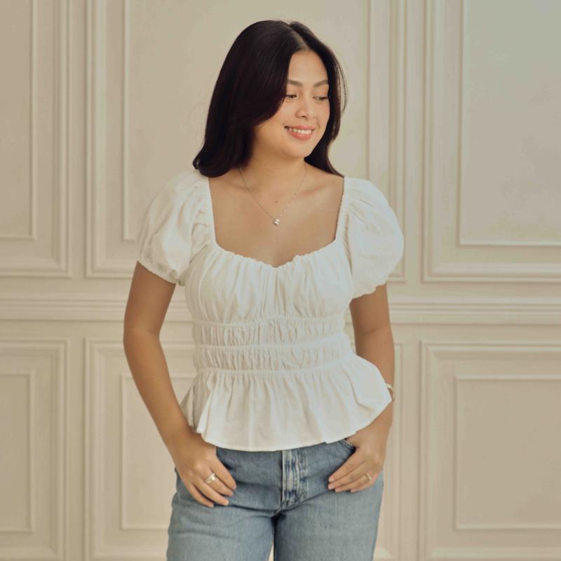 NEW STYLE KOREAN LINEN TOP BUY 2 TAKE 1  FREE