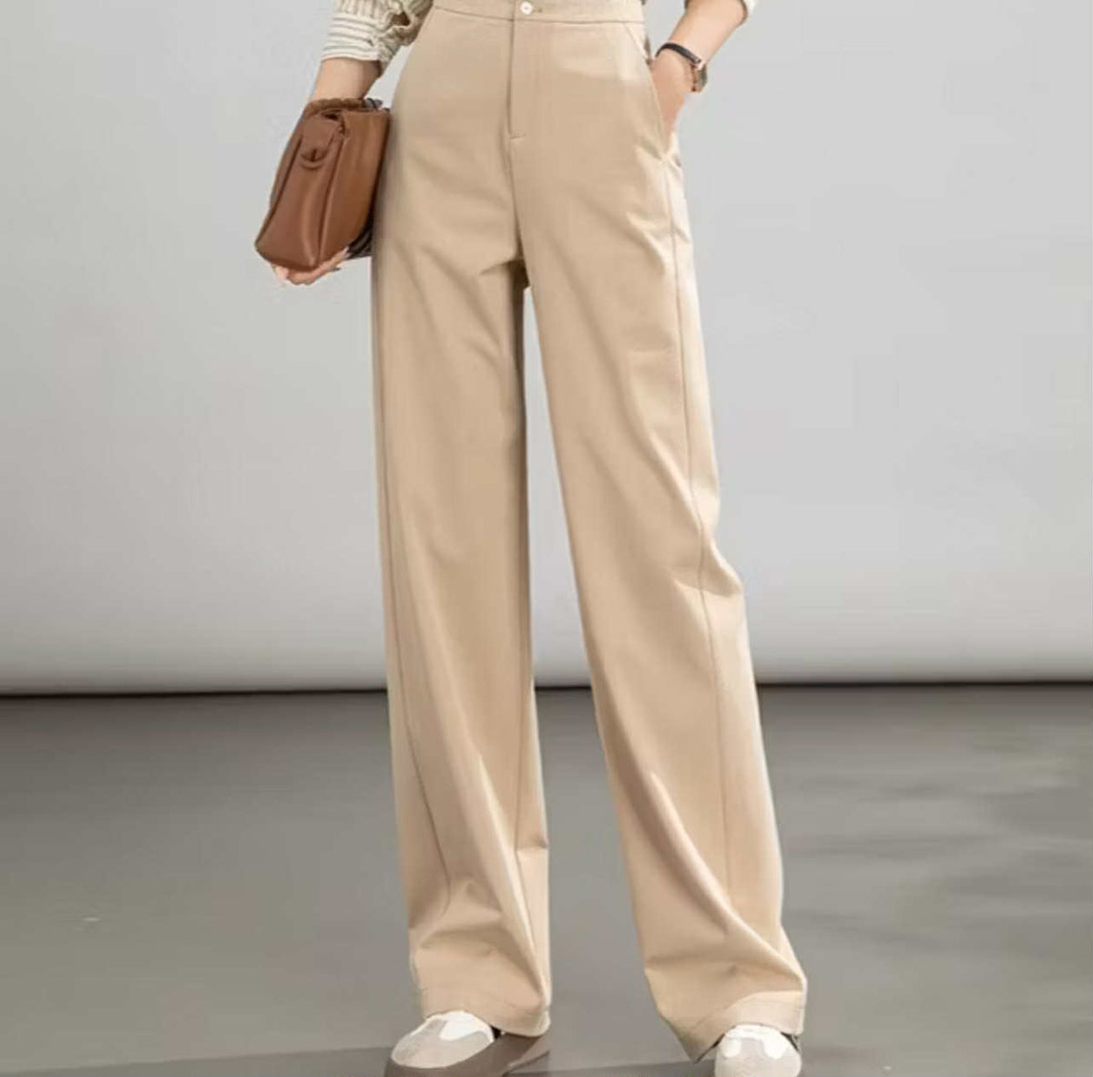HIGHWAIST FLOWY WIDE LEG PANTS
