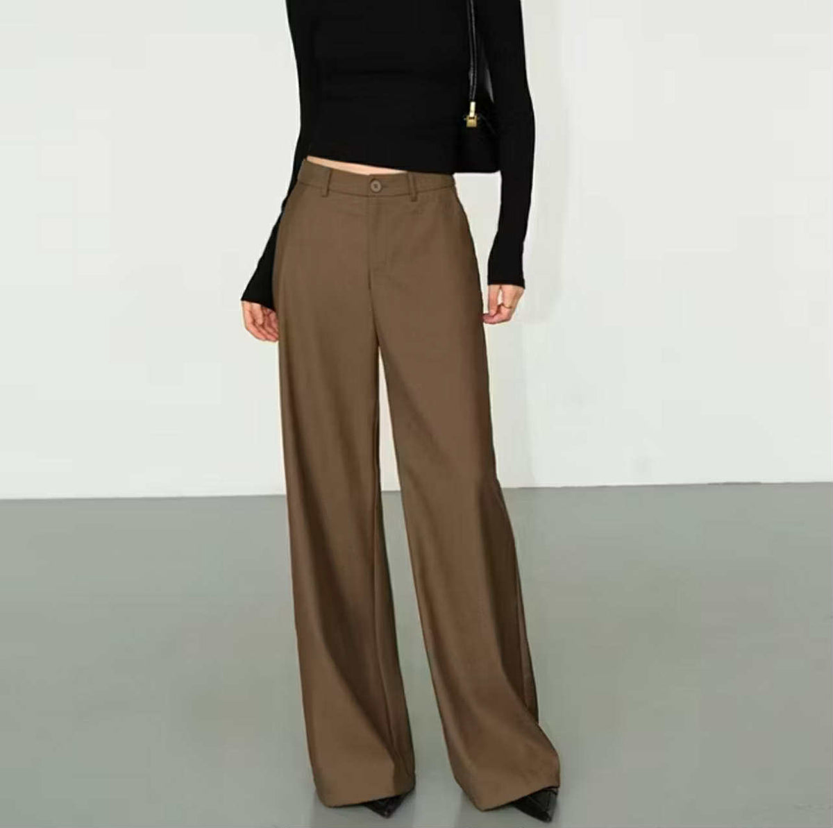 HIGHWAIST FLOWY WIDE LEG PANTS