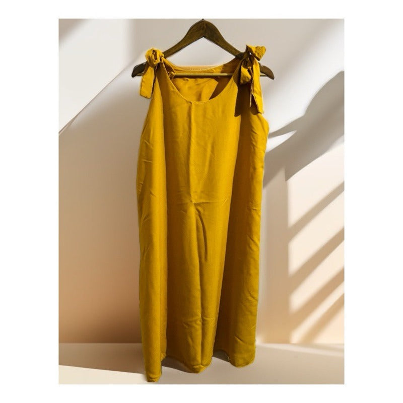 JANIYA SELF TIE CHALLIS DRESS (BUY 1 TAKE 1)