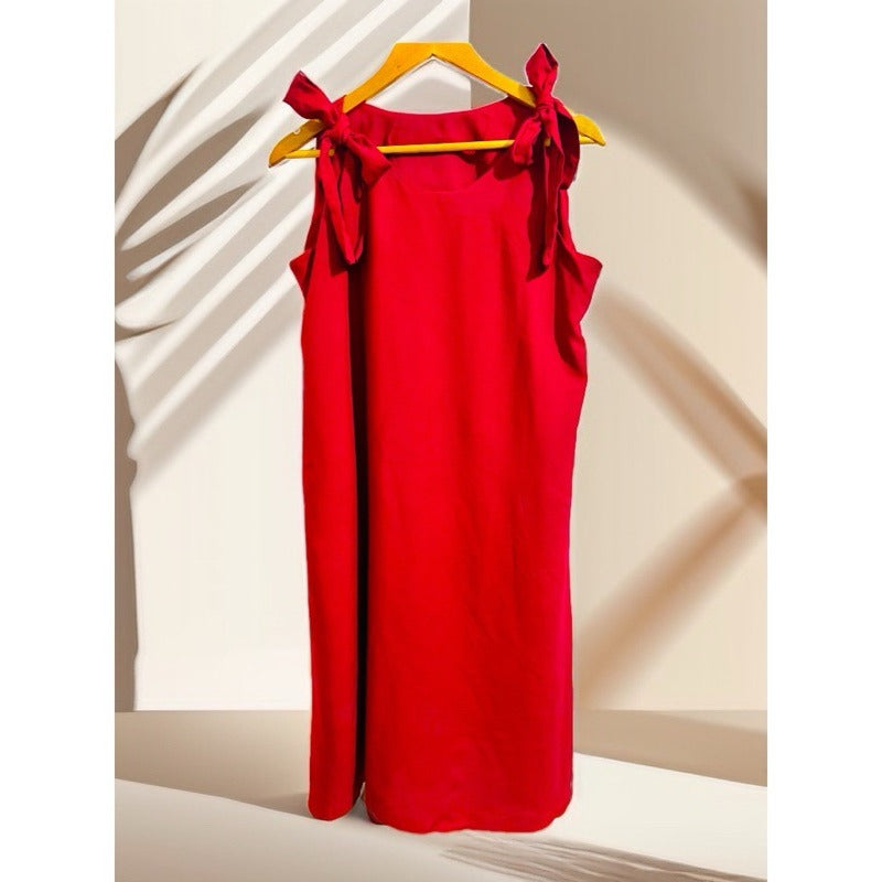 JANIYA SELF TIE CHALLIS DRESS (BUY 1 TAKE 1)