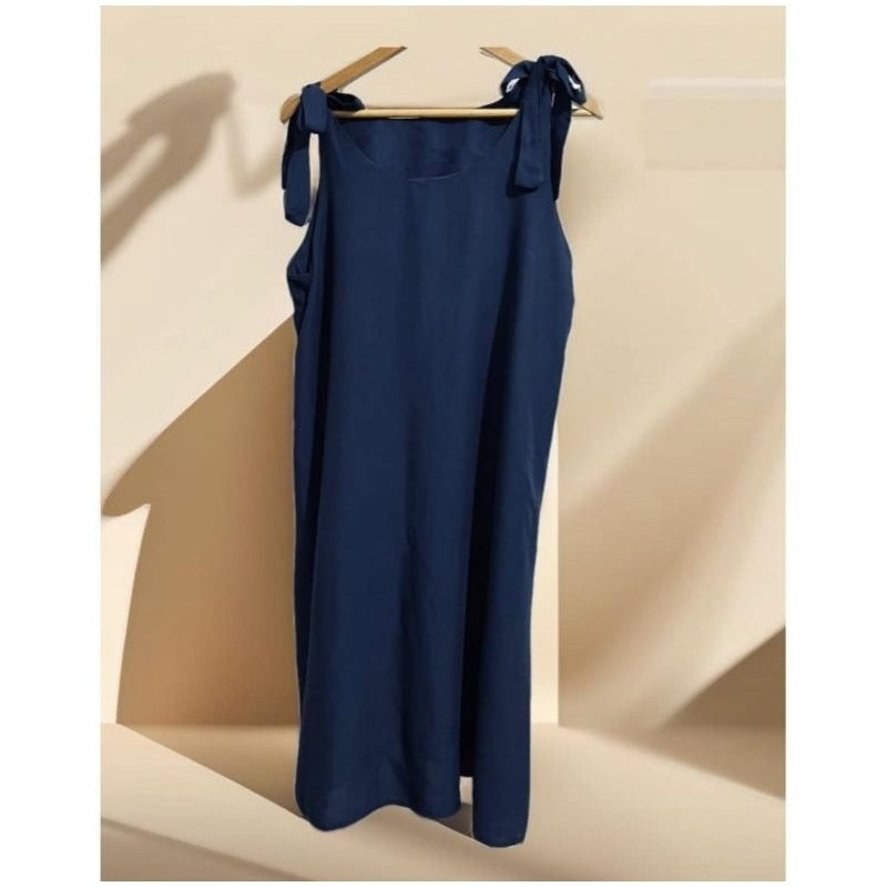 JANIYA SELF TIE CHALLIS DRESS (BUY 1 TAKE 1)