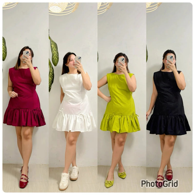 Cotton Linen Casual Mini Dress