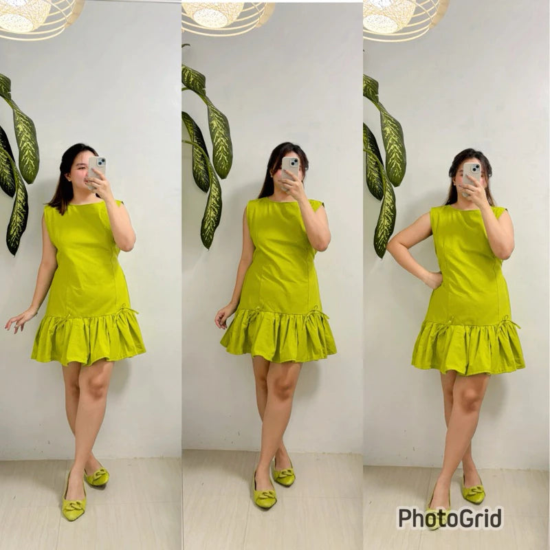 Cotton Linen Casual Mini Dress
