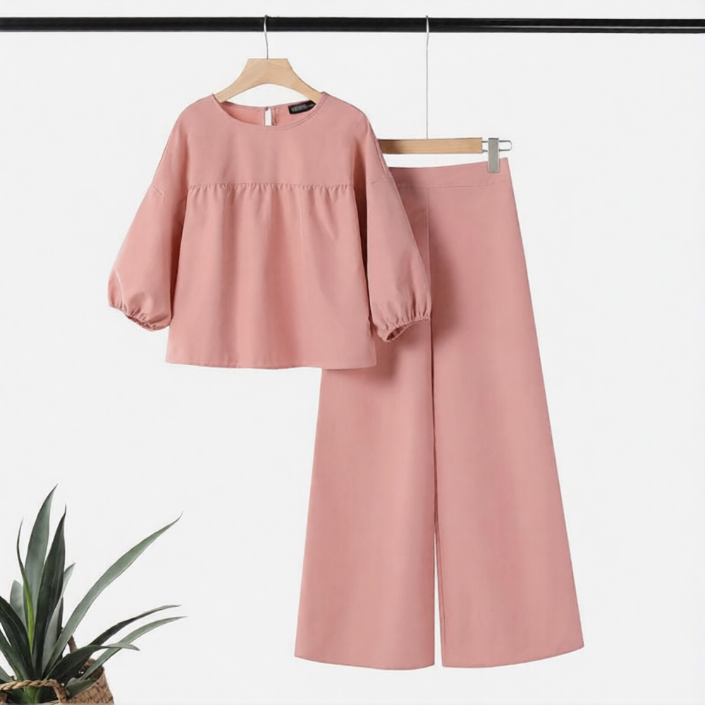 VINTAGE TOP & WIDE LEG PANTS TERNO (BUY 1 TAKE 1)