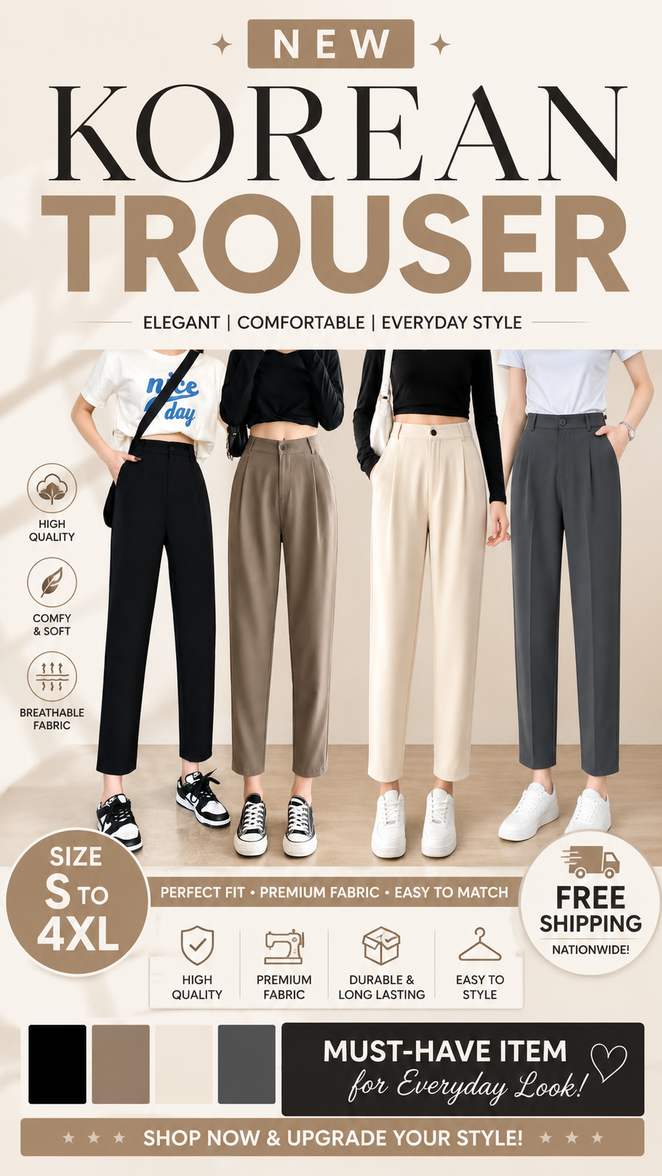 NEW KOREAN TROUSER