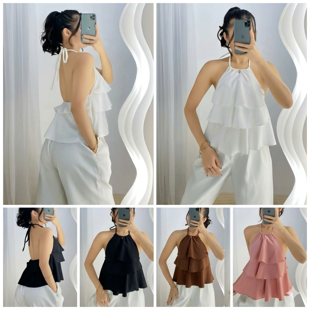 Trinity Halter Layer Top  (BUY 1 TAKE 1)