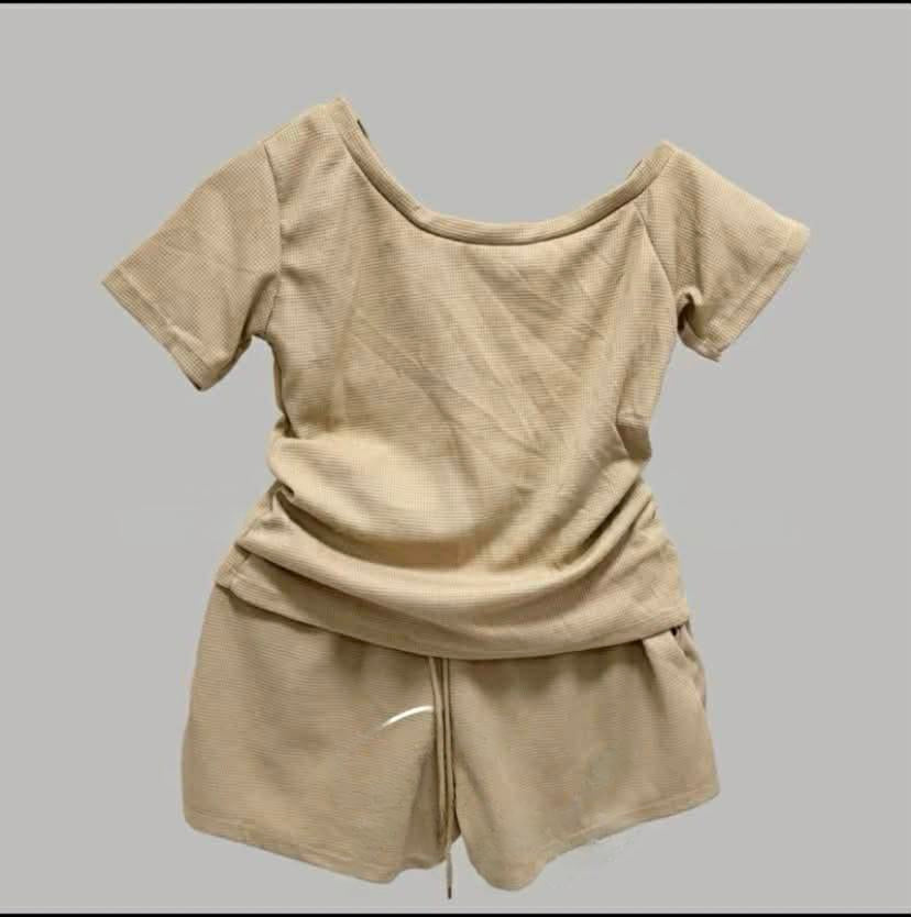 Sabrina Drop Shoulder Top & Terno Shorts (BUY 1 TAKE 1)