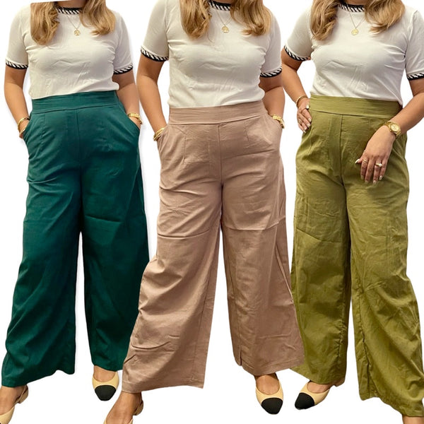 Buy1Take1 Bangkok High Waist Wide Lenght Square Pants