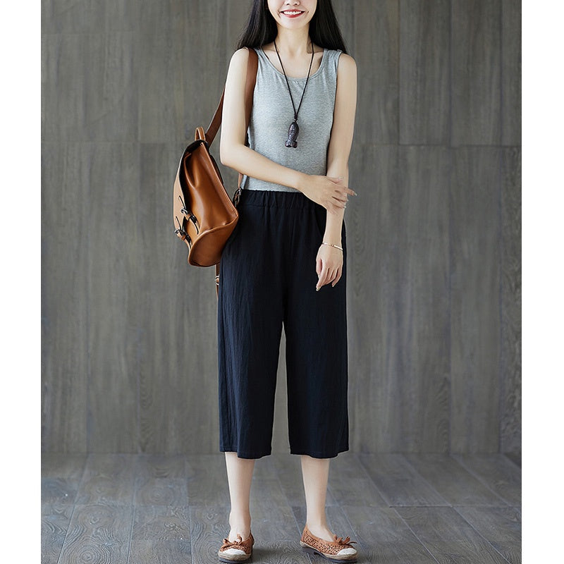 Tokong Square Pants Cotton Linen S-XXXL [Buy 1 Take 1 FREE]