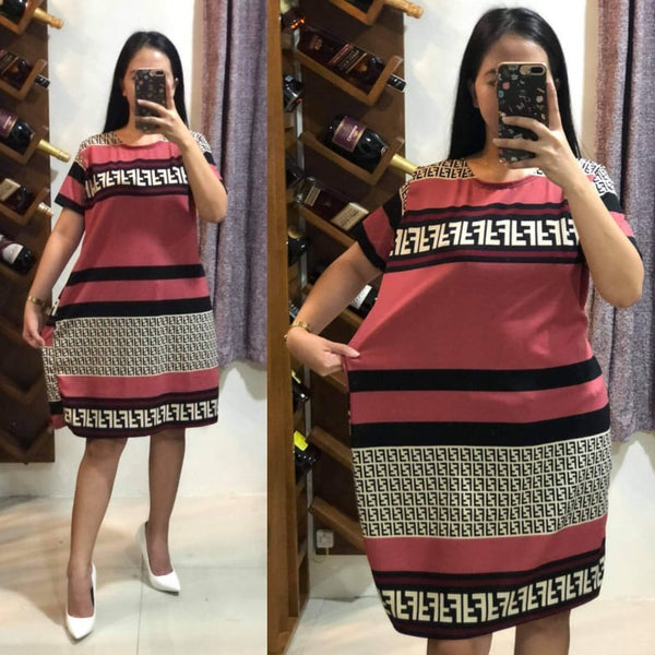 Buy1Take1 Short Sleeves Crepe Dress