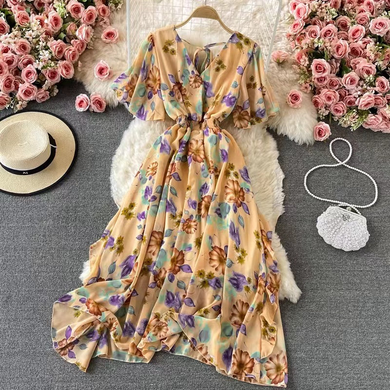 Korean Fashion Puff Sleeve Dress [BUY 1 TAKE 1 FREE]
