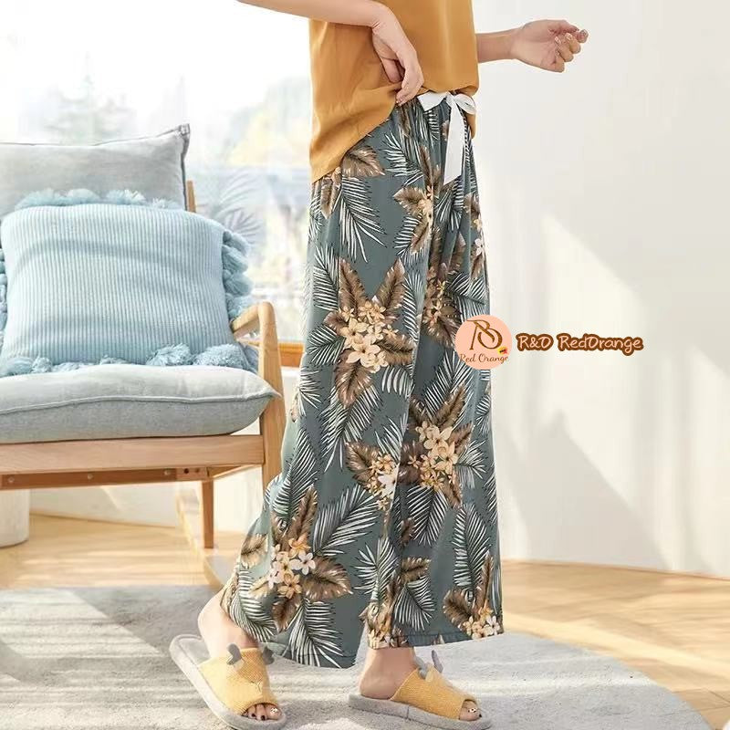 Korean Square Pant Beach Floral Printed [BUY 1 TAKE 2 FREE]