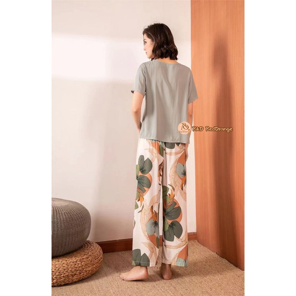 Korean Square Pant Beach Floral Printed [BUY 1 TAKE 2 FREE]
