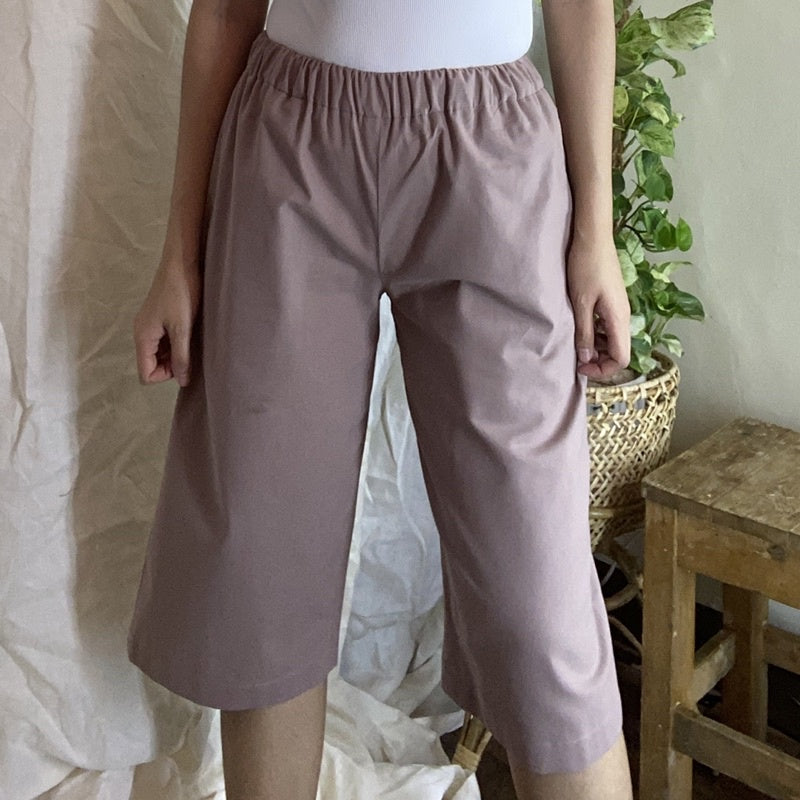 [BUY 1 TAKE 1 FREE] Wide Leg Capri Pants