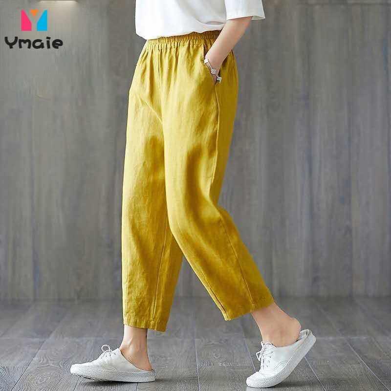 Cotton Linen Pants Authentic