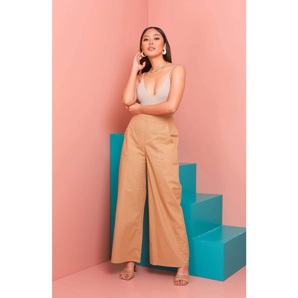 HIGHT WAIST WIDE LEG PANTS [Buy1Take1 FREE]
