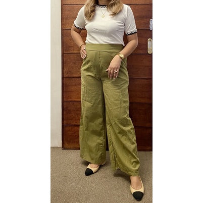 HIGH WAIST WIDE LENGTH SQUARE PANTS [Buy 1 Take 1 FREE]