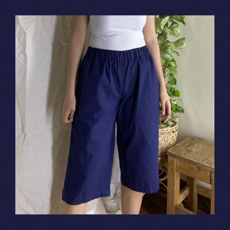 [BUY 1 TAKE 1 FREE] Wide Leg Capri Pants