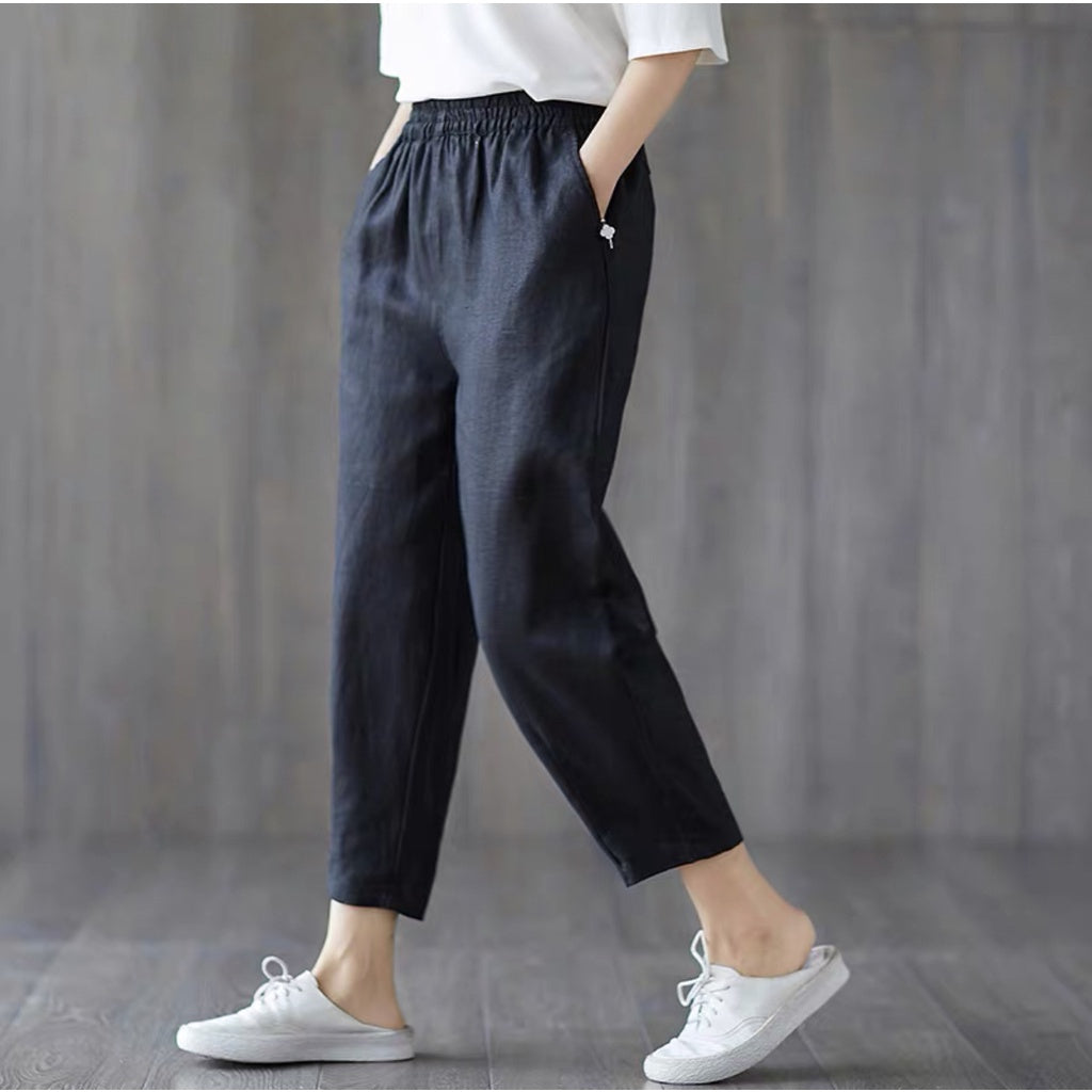 Bangkok Cotton Linen Pants [Buy 1 Take 1 FREE ]