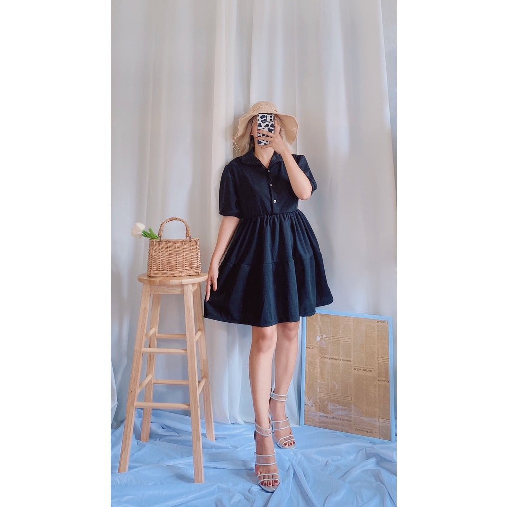 Kanea Button Down Skater Dress [BUY 1 TAKE 1]
