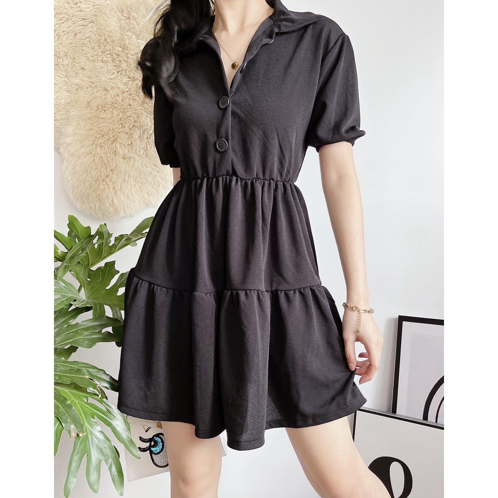 Kanea Button Down Skater Dress [BUY 1 TAKE 1]