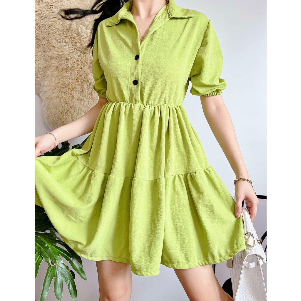Kanea Button Down Skater Dress [BUY 1 TAKE 1]