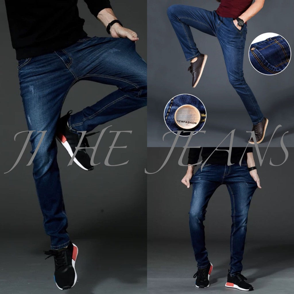 Men's Maong Pants Slim Straight [ BUY 1 TAKE 1 FREE ]