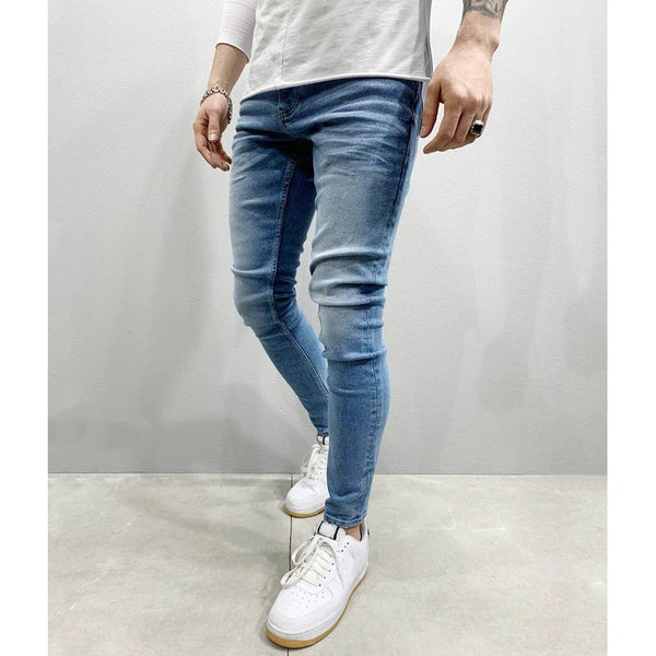 2023 Men Elastic Waist Skinny Jeans {BUY 1 TAKE 1 FREE}