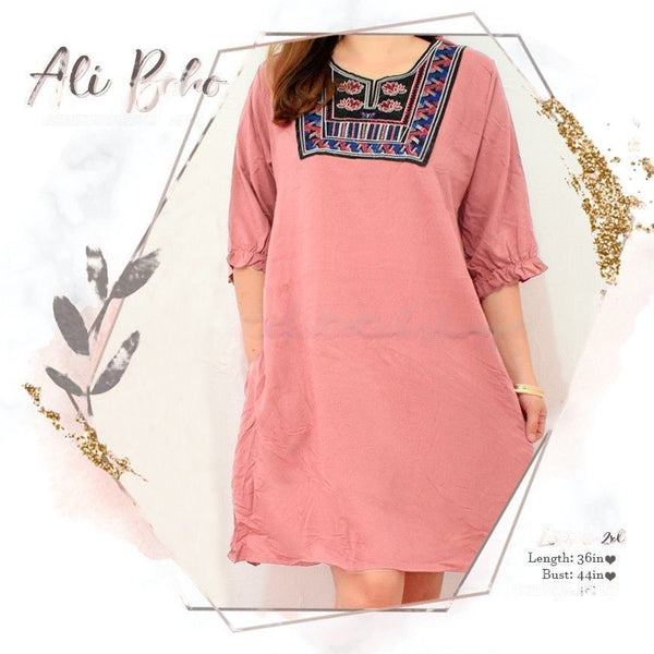 Buy1Take1 Boho Challis Loose Dress