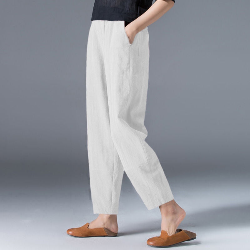 Bangkok Cotton Linen Pants [Buy 1 Take 1 FREE ]