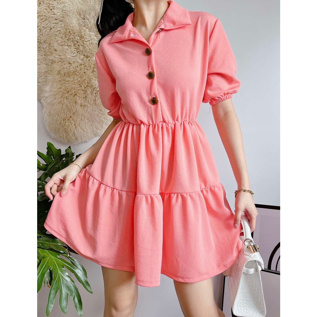 Kanea Button Down Skater Dress [BUY 1 TAKE 1]