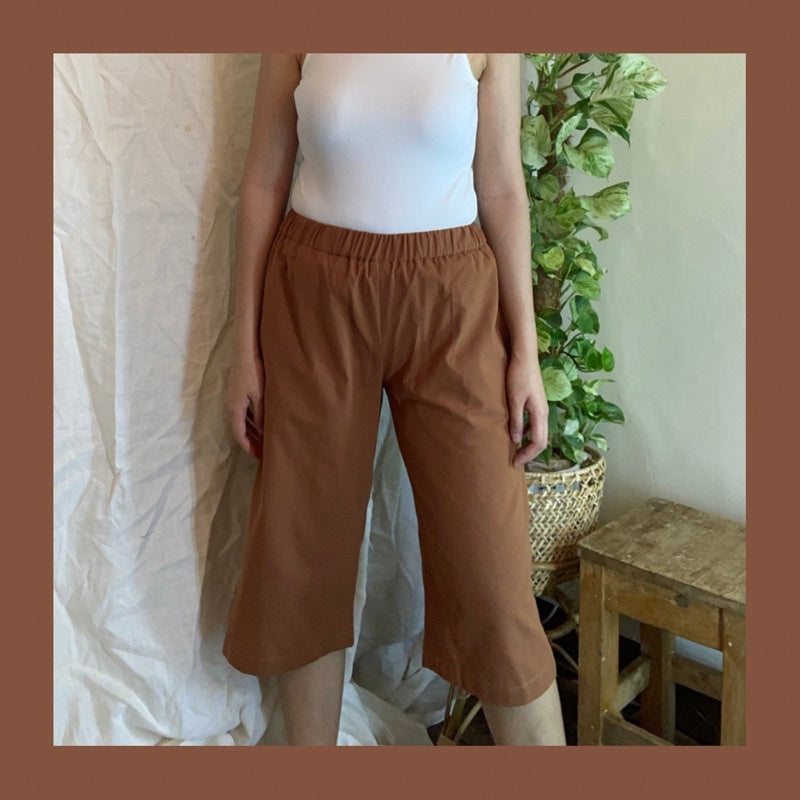 [BUY 1 TAKE 1 FREE] Wide Leg Capri Pants