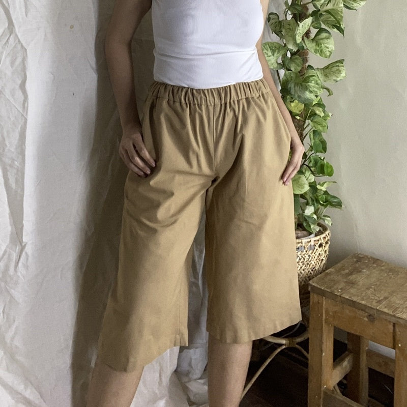 [BUY 1 TAKE 1 FREE] Wide Leg Capri Pants