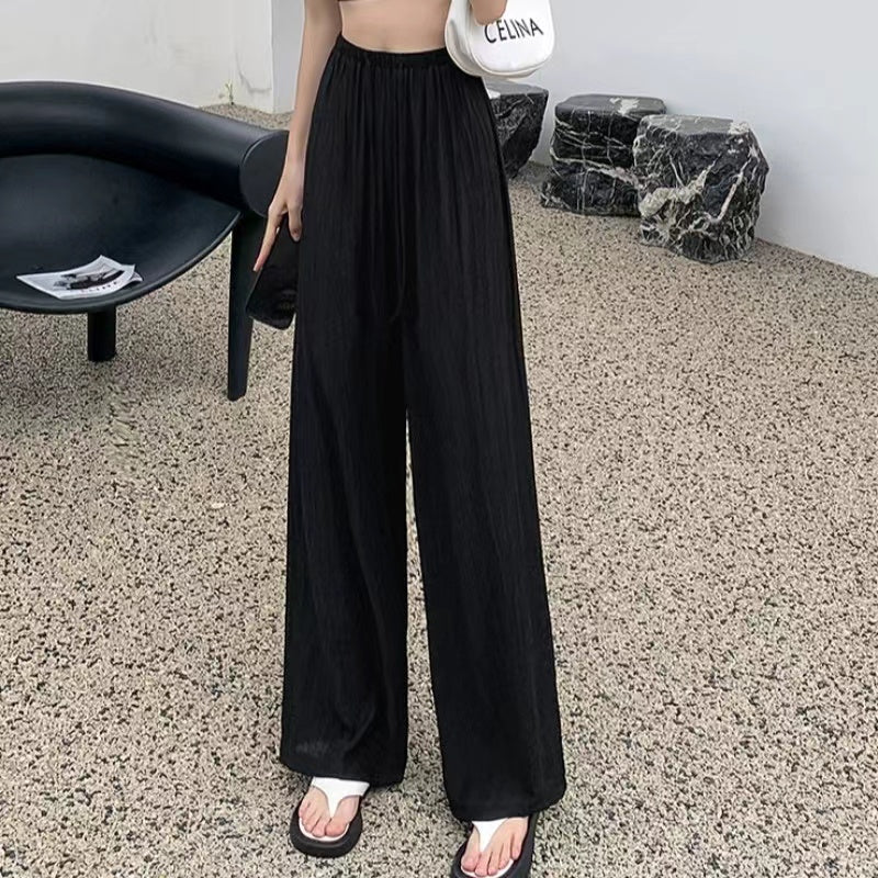 Highwaist Wide Leg Baggy Pants For Women's [BUY1TAKE1FREE]