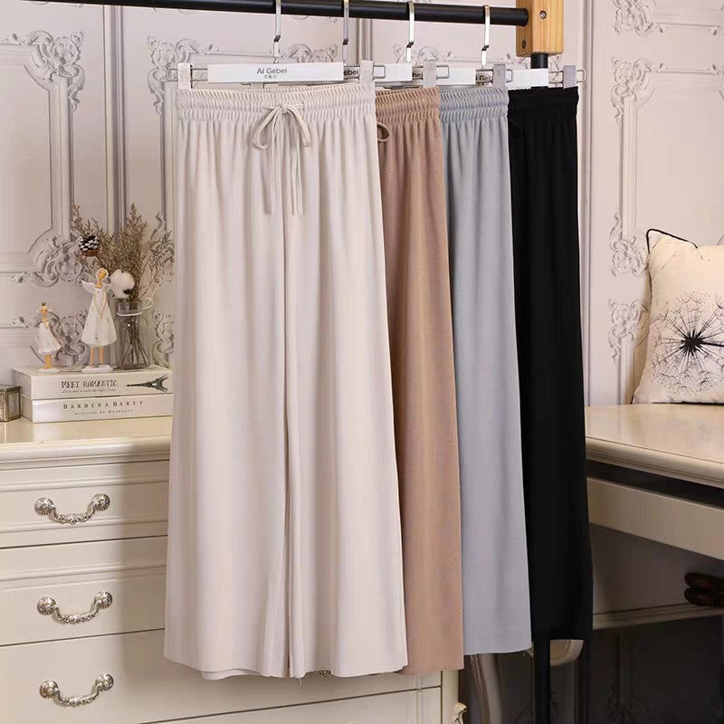 Womens korean style cotton silk square pants [BUY1TAKE1FREE]