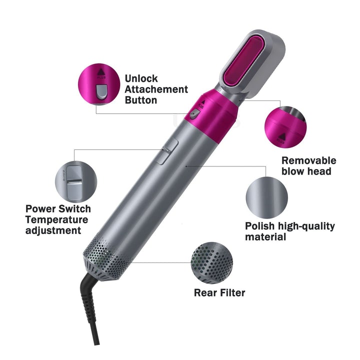 Original 5 In 1 AirWrap Hair Styler Premium Authentic