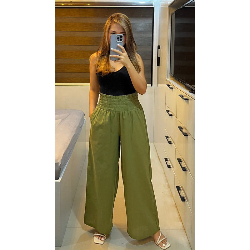 TUMMY CONTROL WIDE PANTS [Buy1Take1]