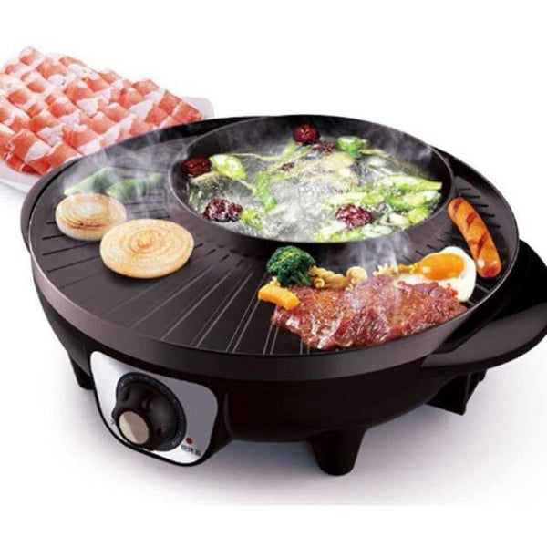 Authentic Korean BBQ Multi-Function Electric Grill and Hotpot