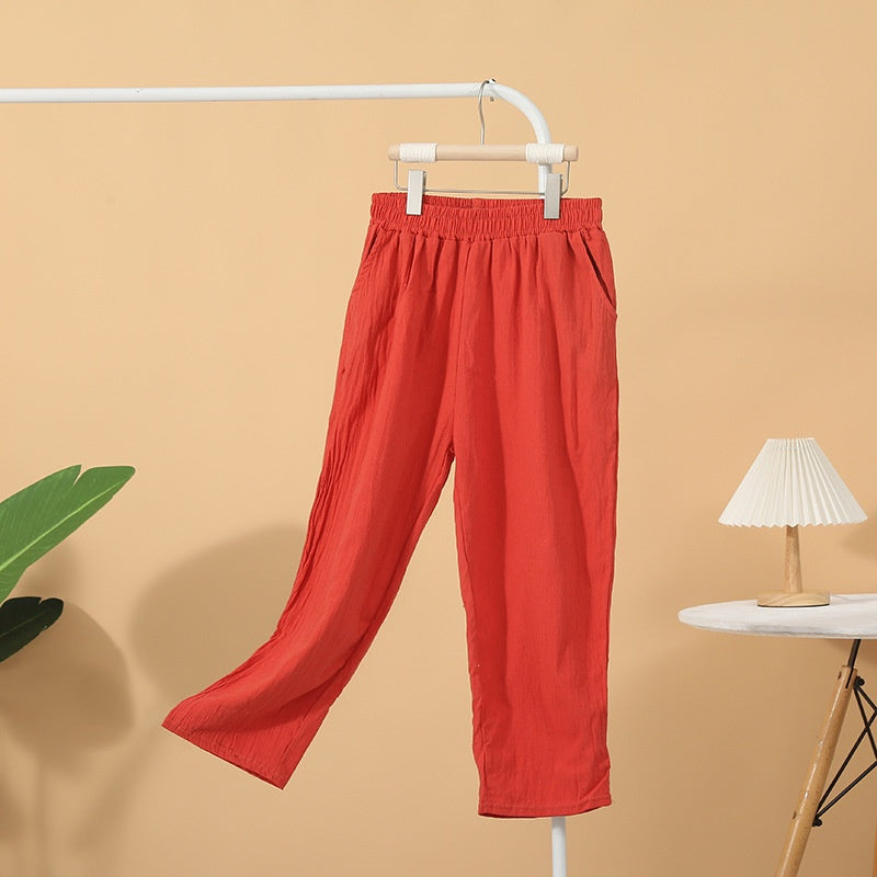 2023 COTTON LINEN TROUSER [ Buy1Take2 FREE