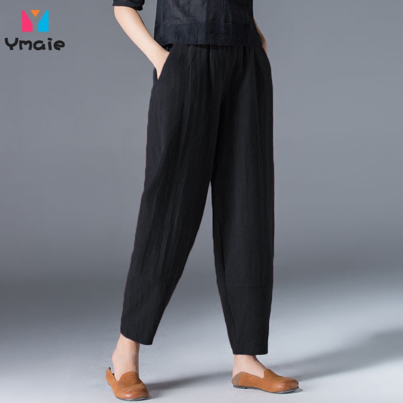 2023 COTTON LINEN TROUSER [ Buy1Take2 FREE