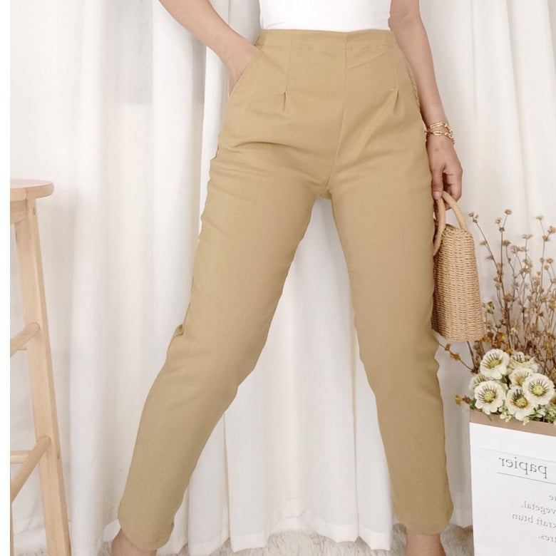 Highwaist Tailored SLIM FIT TROUSER [ BUY1TAKE1 ]
