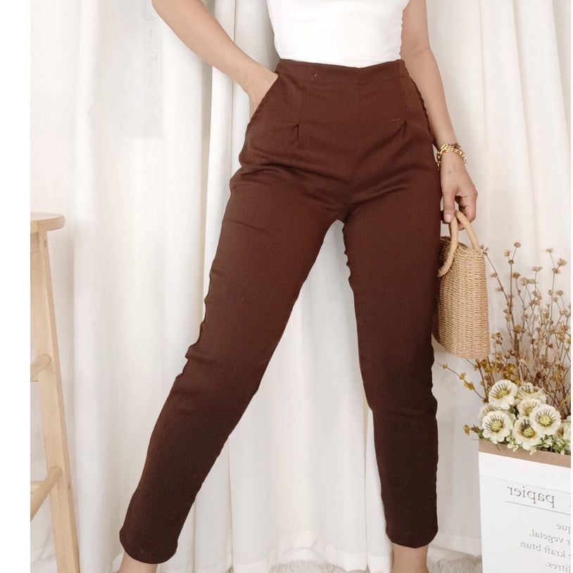 Highwaist Tailored SLIM FIT TROUSER [ BUY1TAKE1 ]