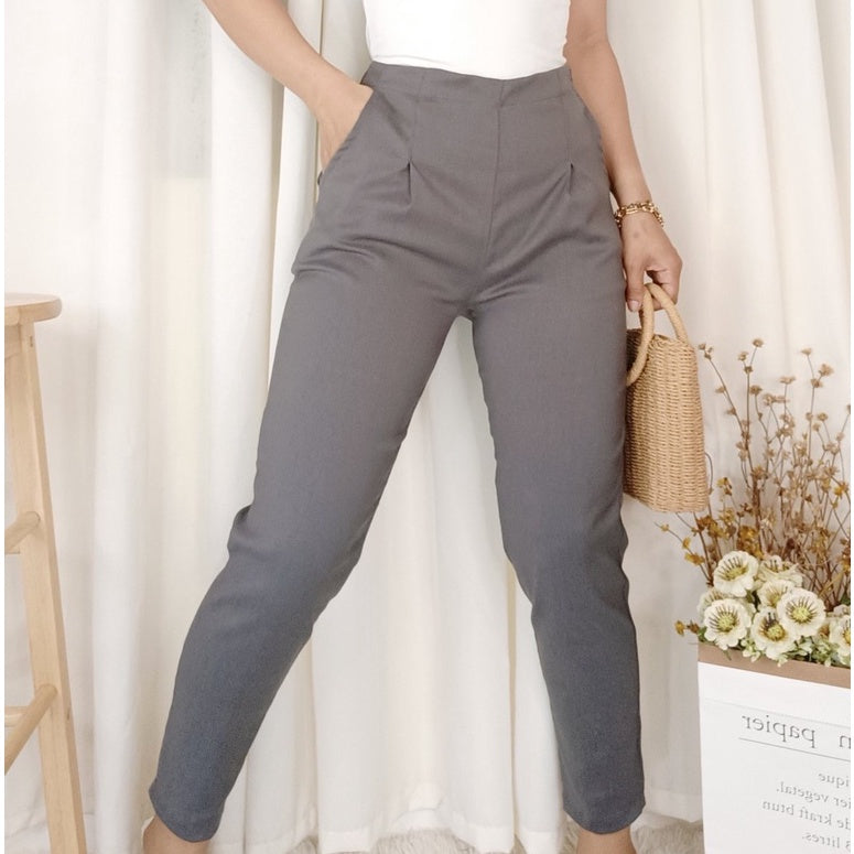 Highwaist Tailored SLIM FIT TROUSER [ BUY1TAKE1 ]