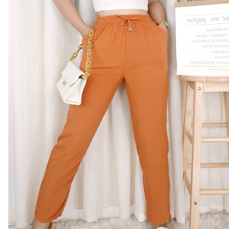TAYLOR Challis Highwaist Pants [ BUY 1 TAKE 1 FREE ]