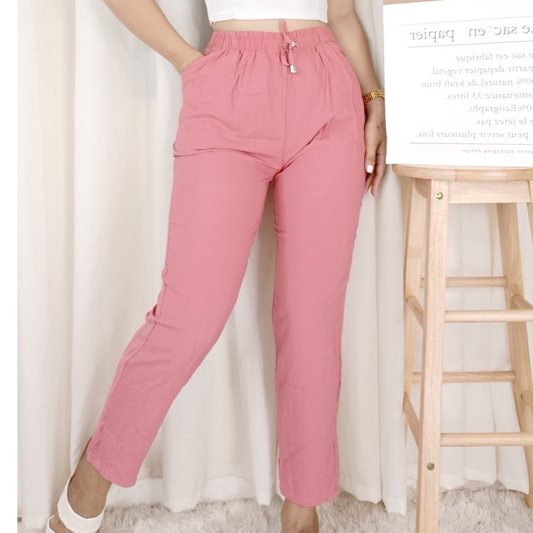 TAYLOR Challis Highwaist Pants [ BUY 1 TAKE 1 FREE ]