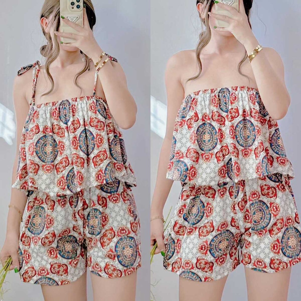 Romper Tube Spaghetti Jumpshort [BUY1TAKE1FREE]